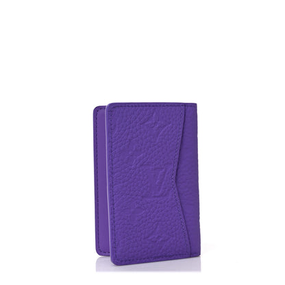 Louis Vuitton Taurillon Monogram Pocket Organizer Violet 3 of 6