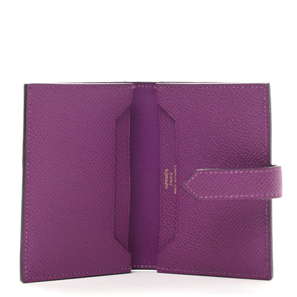 Hermes Epsom Bearn Card Holder Wallet Anemone 5 of 9