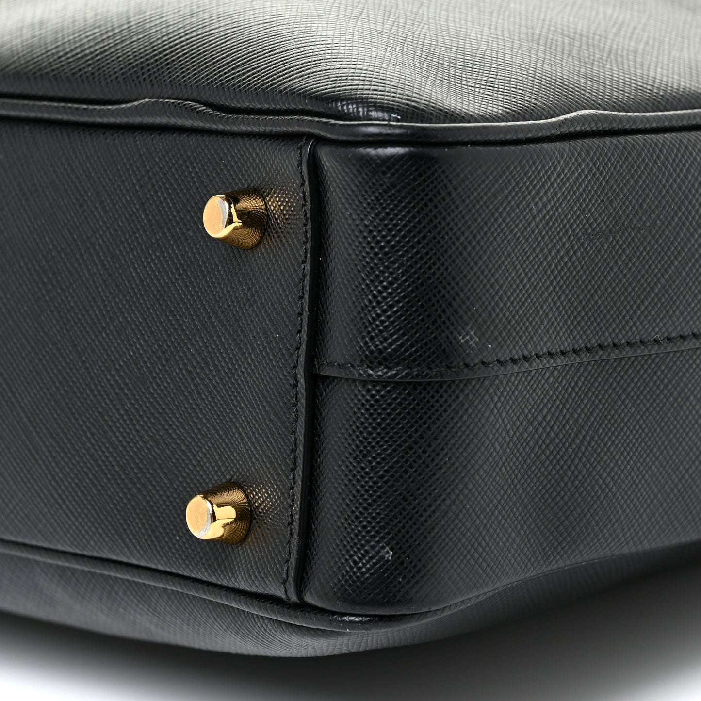 Saffiano Lux Briefcase Black