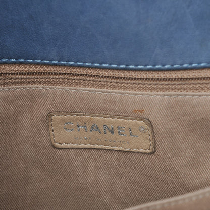 Chanel Patent Quilted Reissue 2.55 Tote Blue 6 of 14