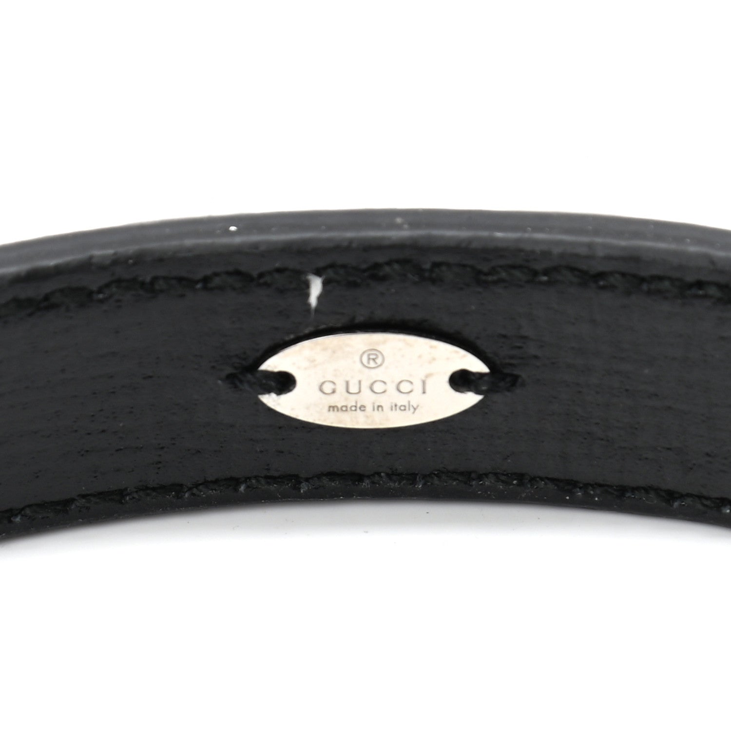 Gucci Calfskin Studs Elastic Headband Black 4 of 5