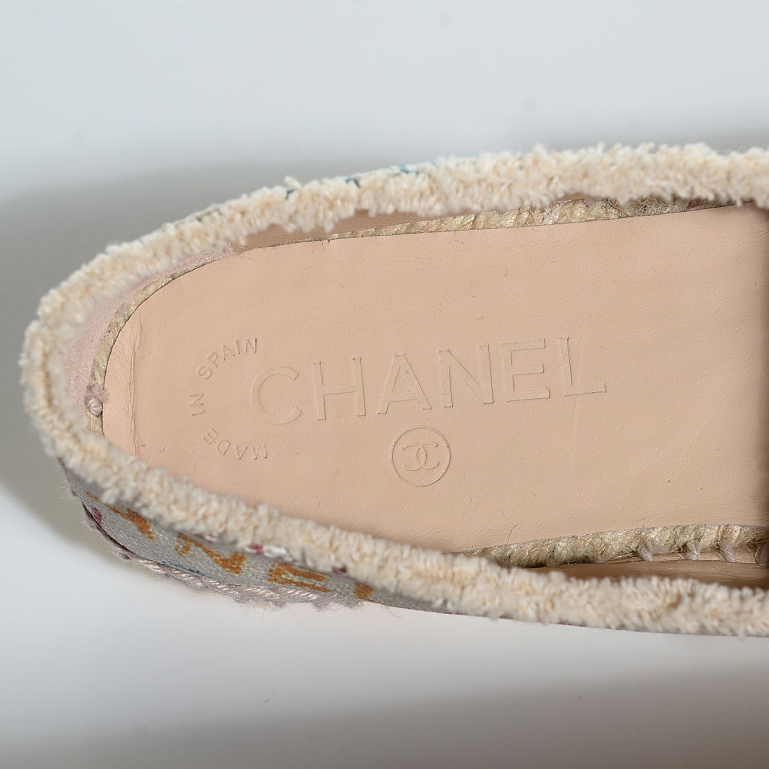 Chanel Toile Monogram Espadrilles 38 Multicolor 10 of 10
