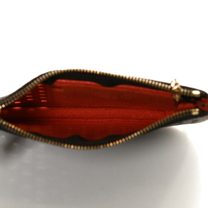 Louis Vuitton Monogram Perforated Key Pouch Orange 6 of 10