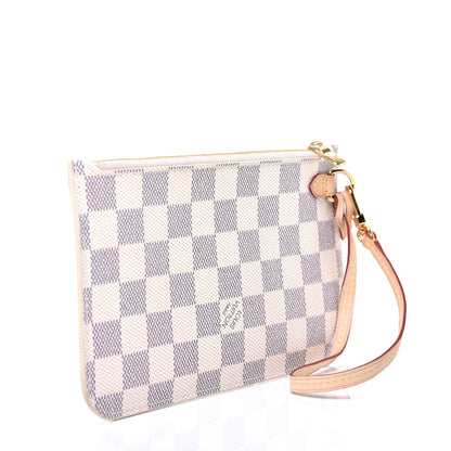 Louis Vuitton Damier Azur Neverfull PM Pochette 3 of 10
