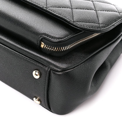 Chanel Caviar Quilted Medium Business Affinity Flap Black 10 of 10