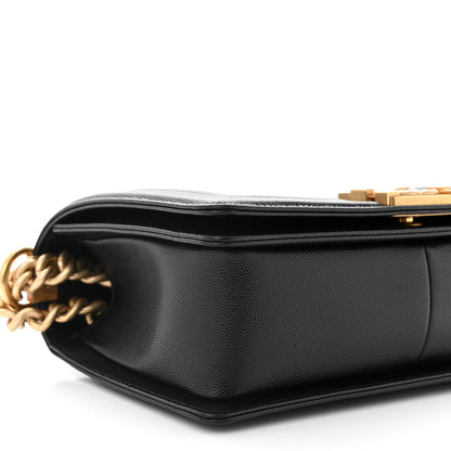 Chanel Caviar Quilted Medium Boy Flap Black 9 of 11