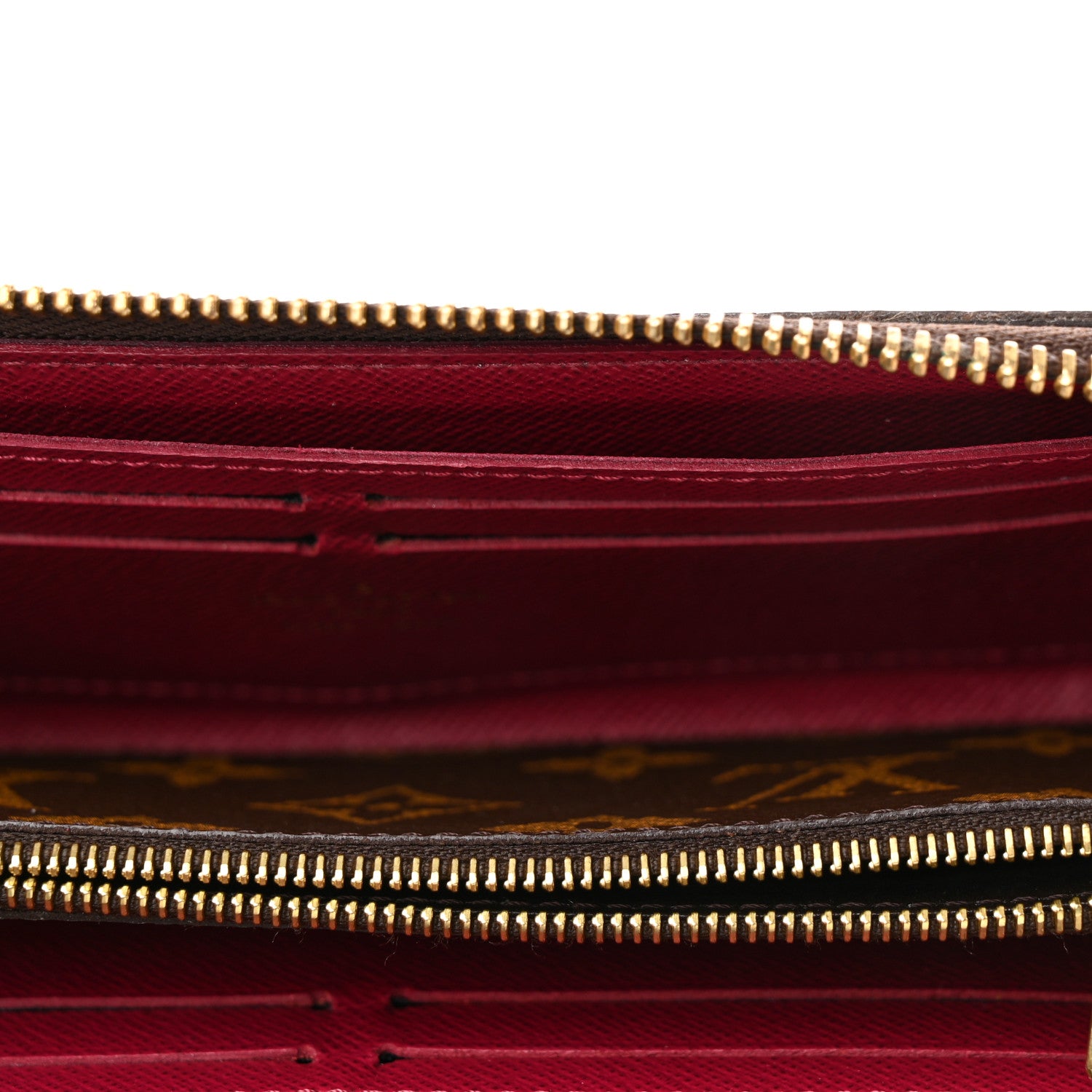 Louis Vuitton Monogram Clemence Wallet Fuchsia 8 of 13