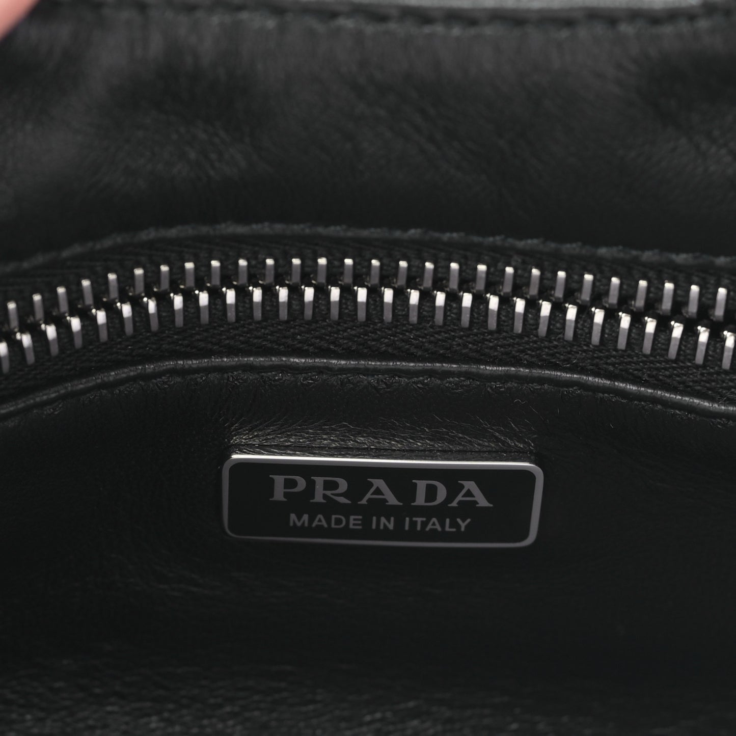 Nappa Soft Padded Re-Edition 2002 Moon Bag Black