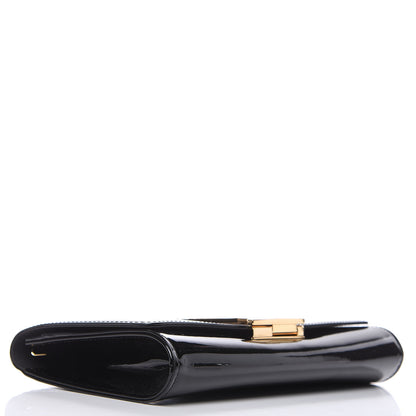 Louis Vuitton Patent Louise Clutch Black 4 of 10