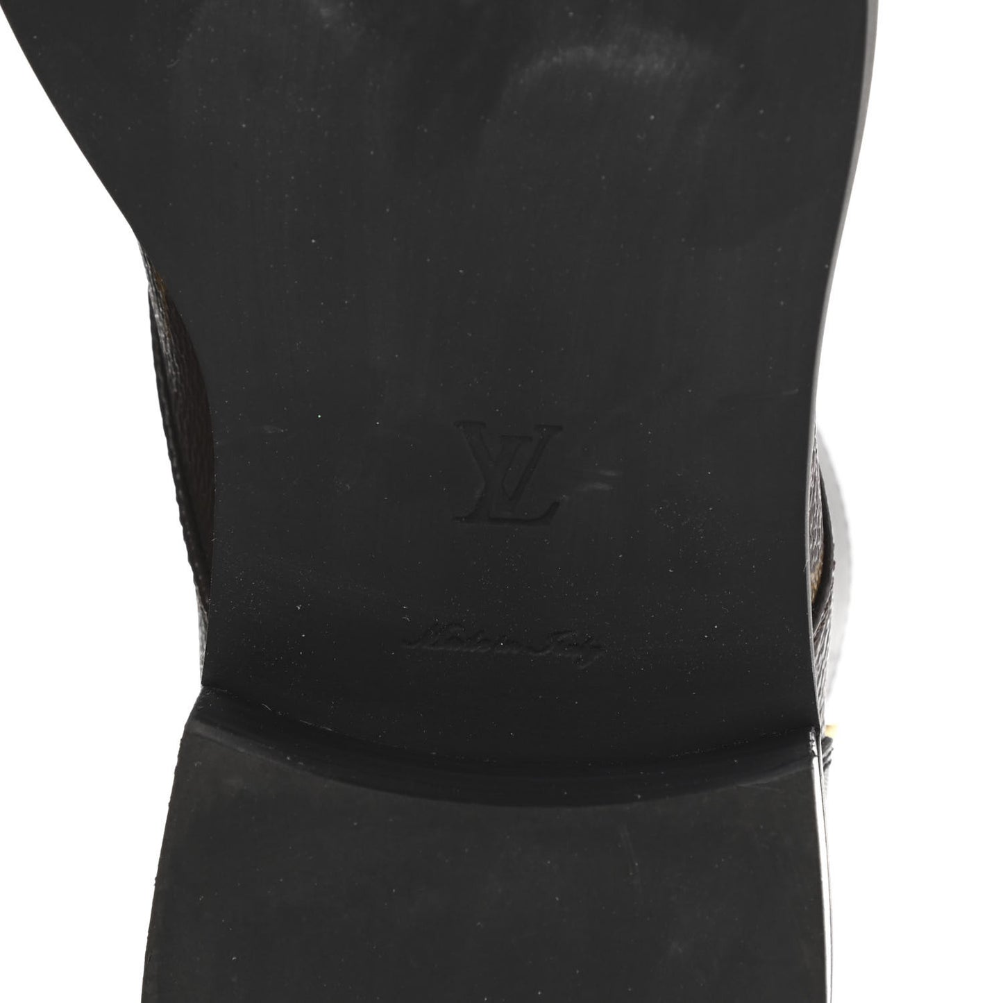Calfskin Monogram Wonderland Flat Ranger Boots 37.5 Black