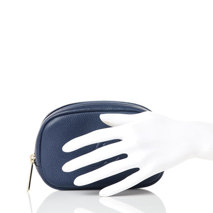 Chanel Goatskin CC Cosmetic Case Navy 2 of 7