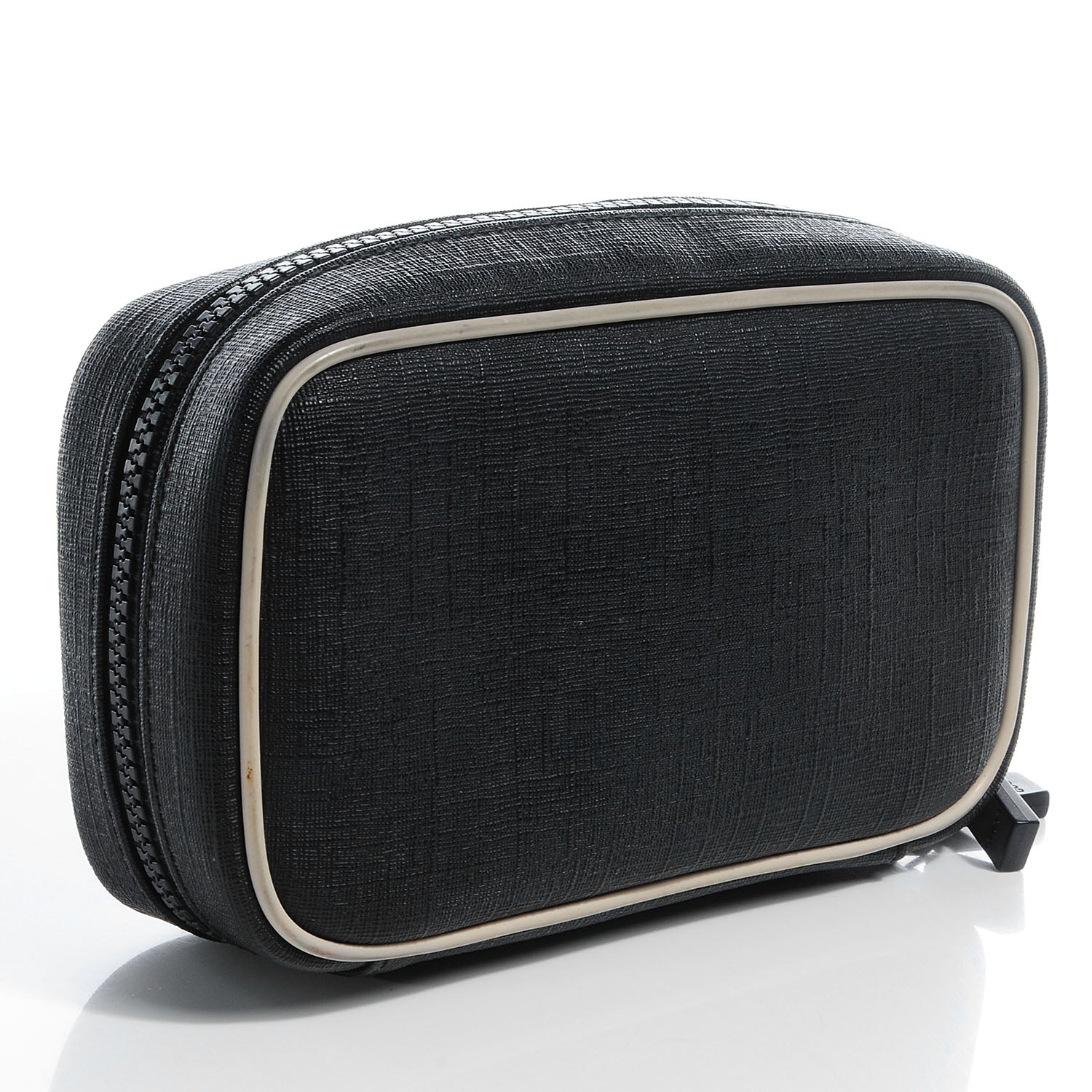Gucci Coated Canvas Trademark Cosmetic Case Black 3 of 7