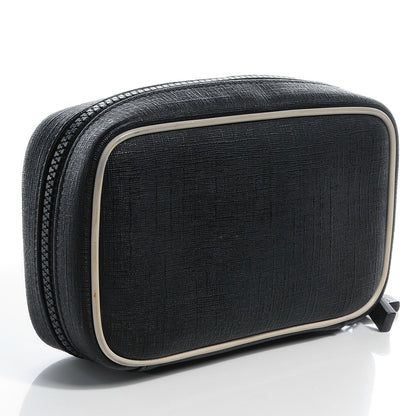 Gucci Coated Canvas Trademark Cosmetic Case Black 3 of 7