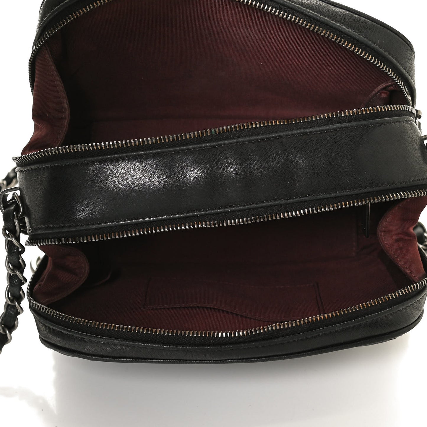 Lambskin Small Coco Boy Camera Case Black