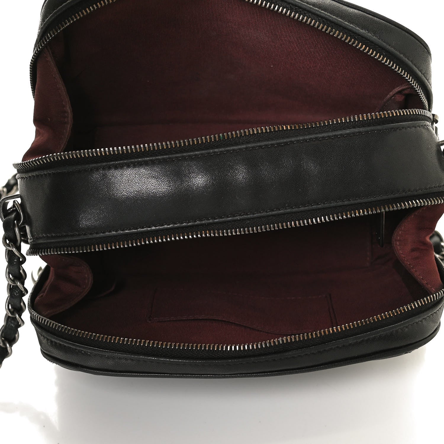 Chanel Lambskin Small Coco Boy Camera Case Black 5 of 10