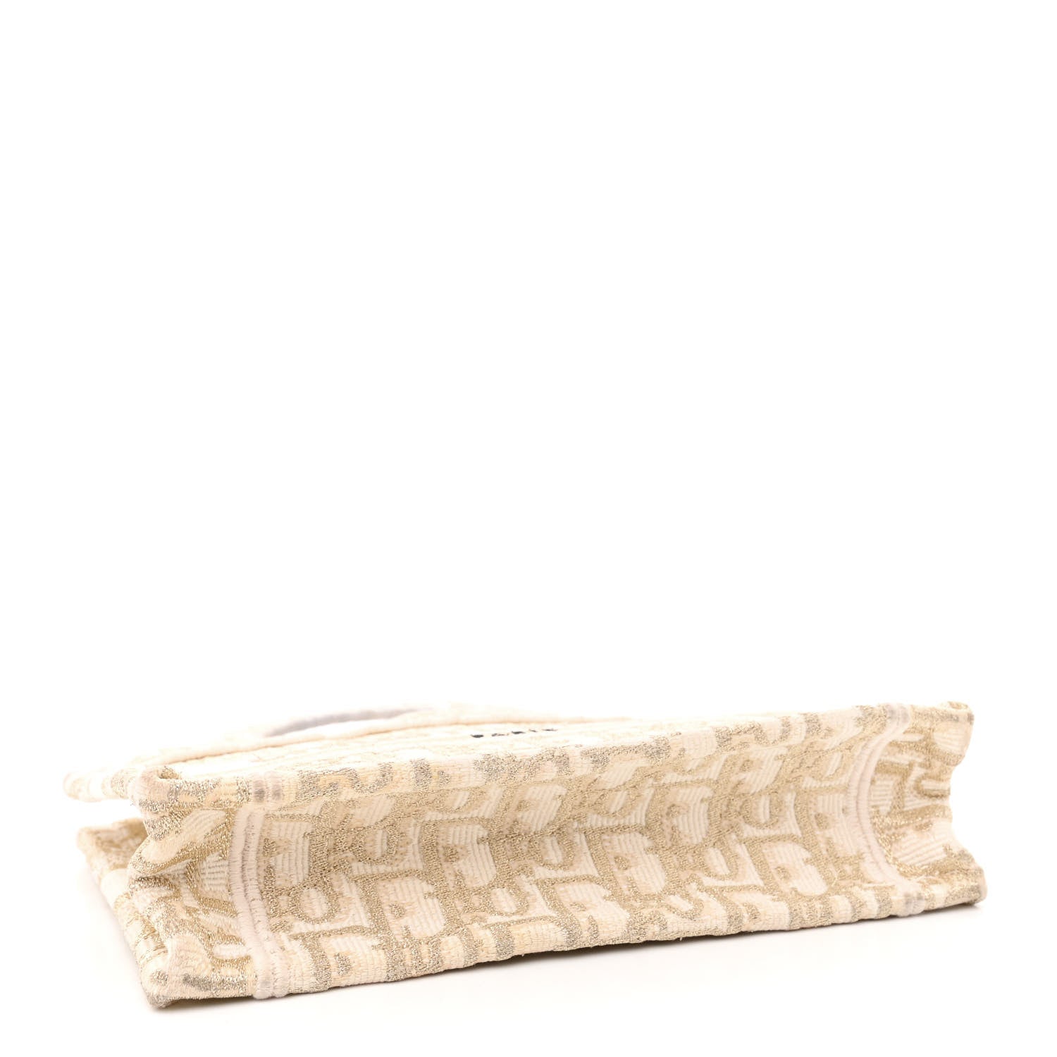 Christian Dior Oblique Mini Book Tote Gold Multicolor 4 of 17