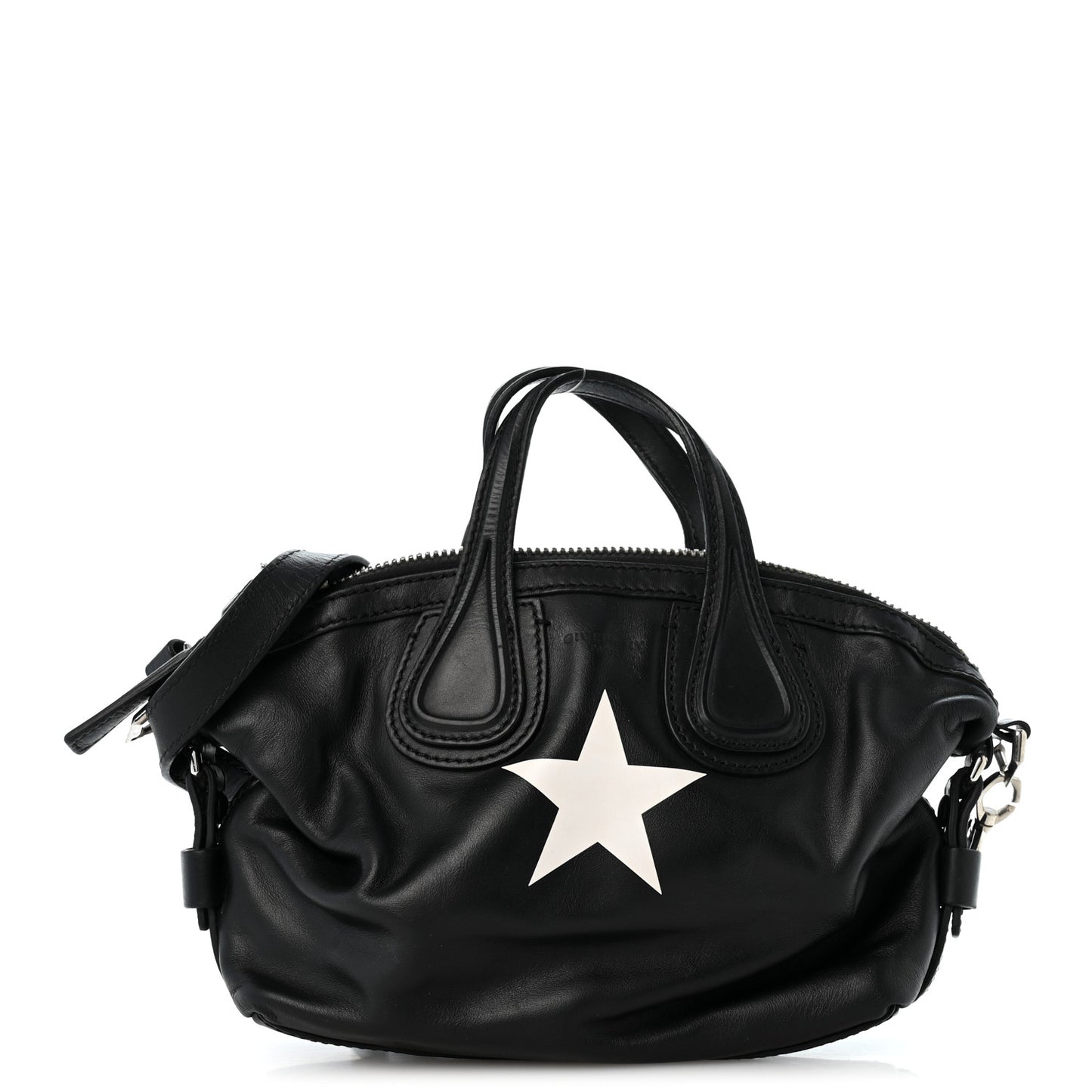Waxed Calfskin Micro Nightingale Black