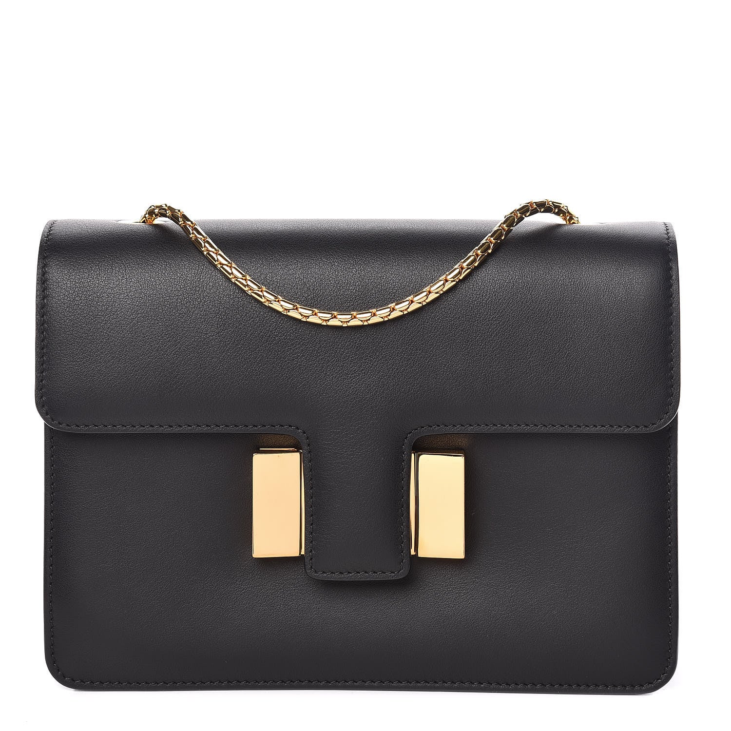 Tom Ford Calfskin Medium Sienna Shoulder Bag Black 1 of 9
