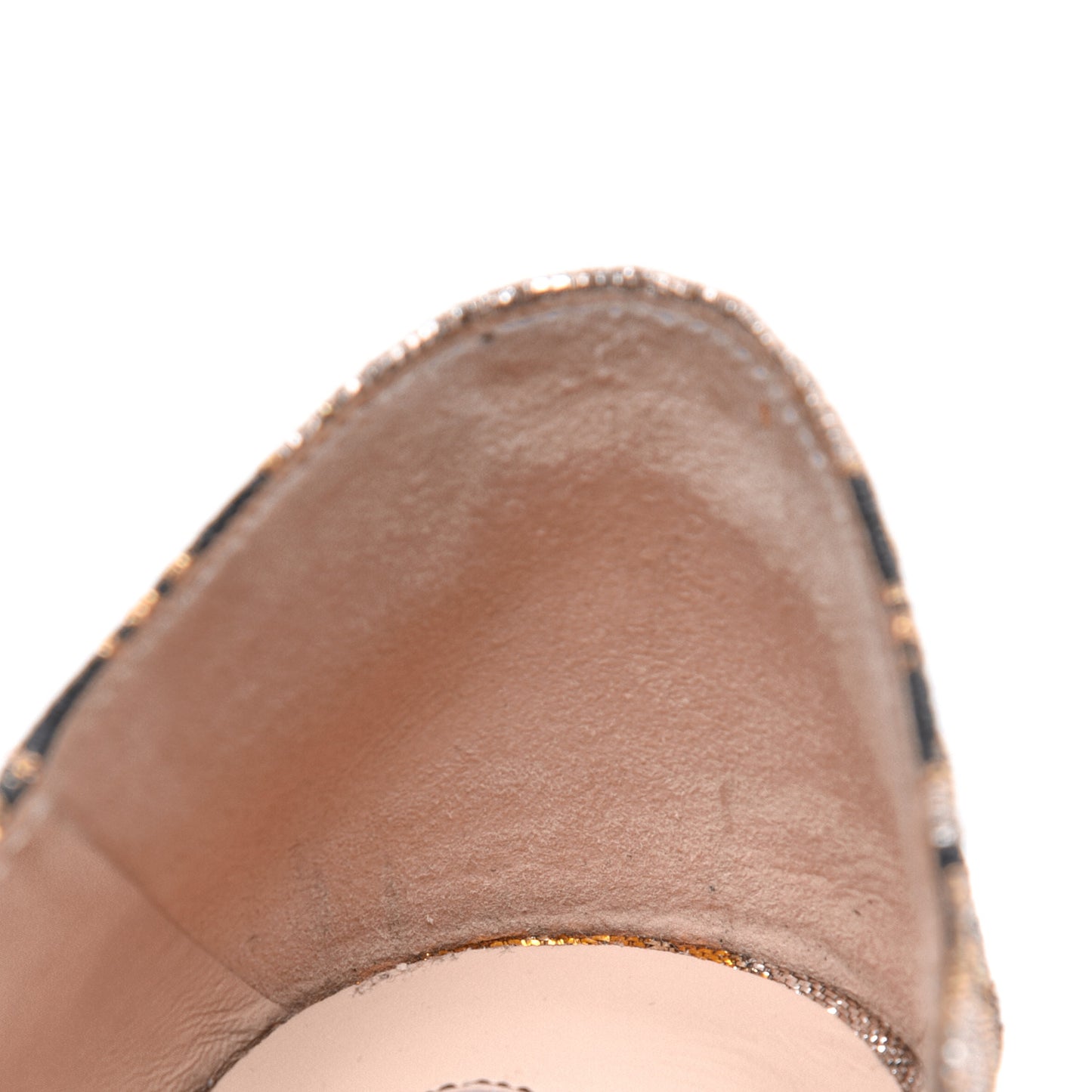 Brocade Floral Jacquard Dionysus Loafers 35.5 Black