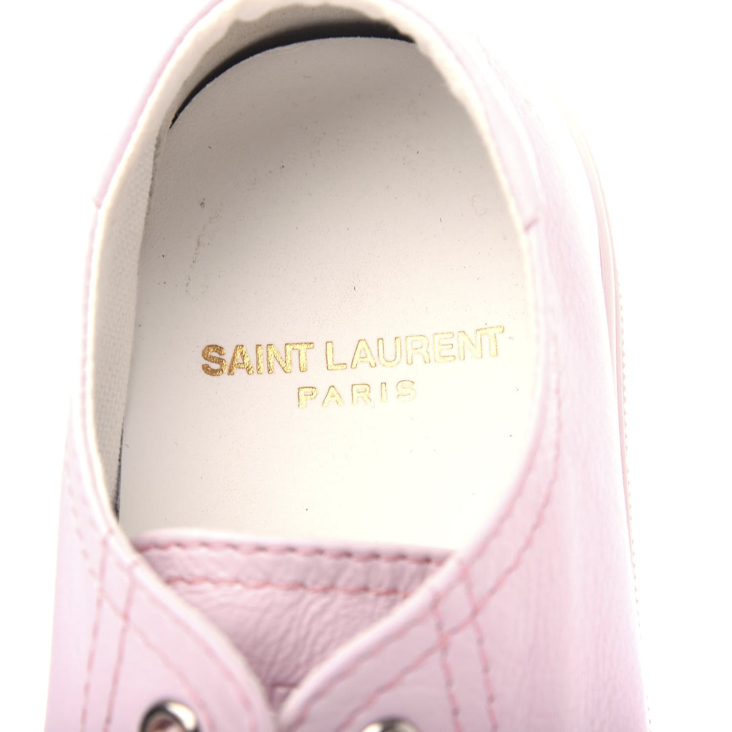 Calfskin Distressed Bedford Low Top Sneakers 36 Fanne Rose