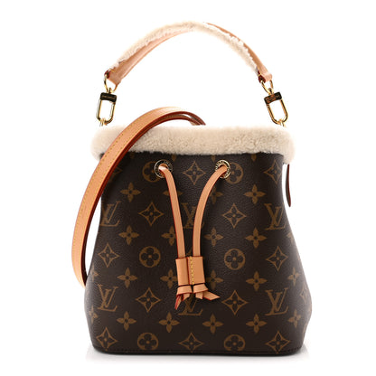Louis Vuitton Monogram Shearling Cozygram Neonoe BB 1 of 10