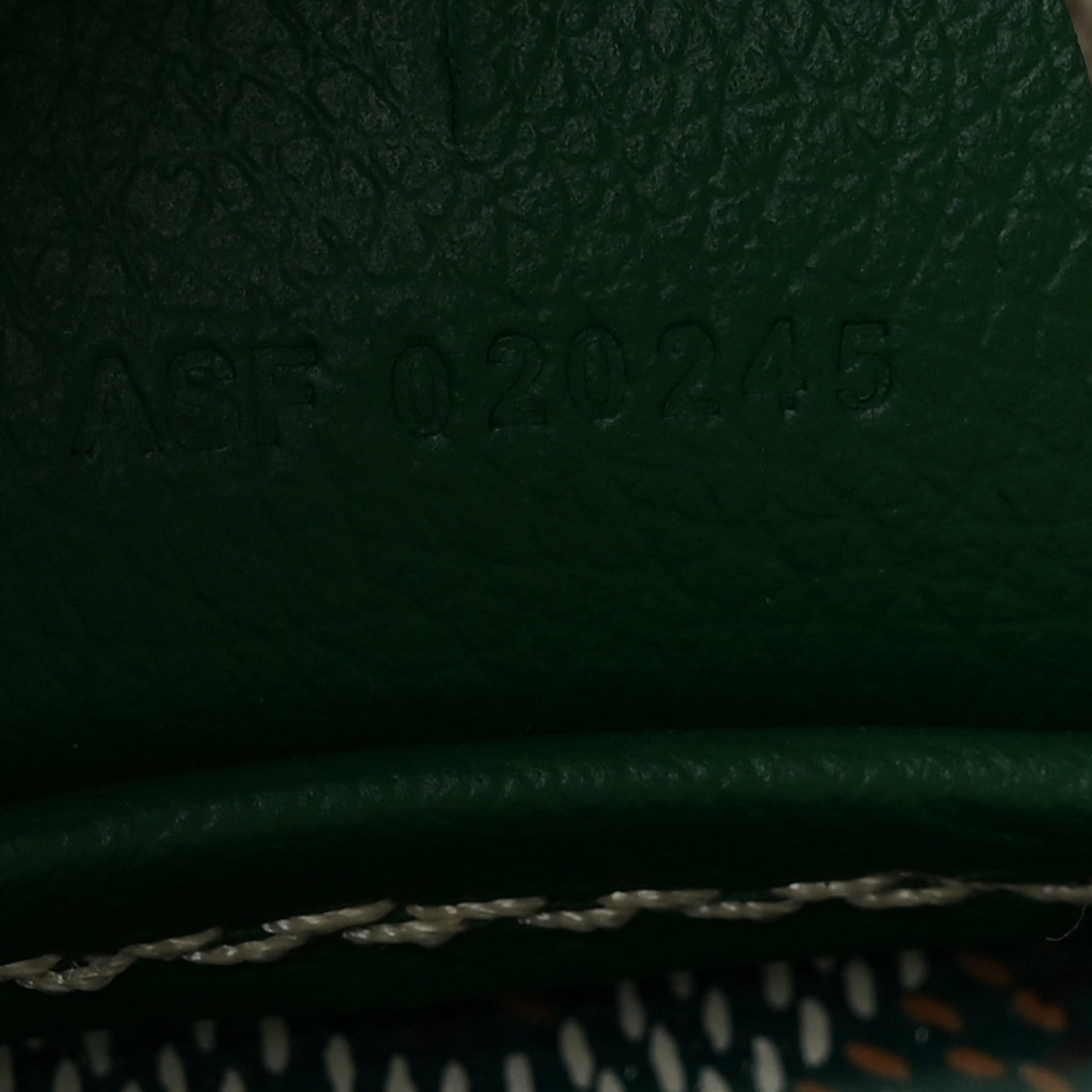 Goyard Goyardine Artois MM Green 7 of 10