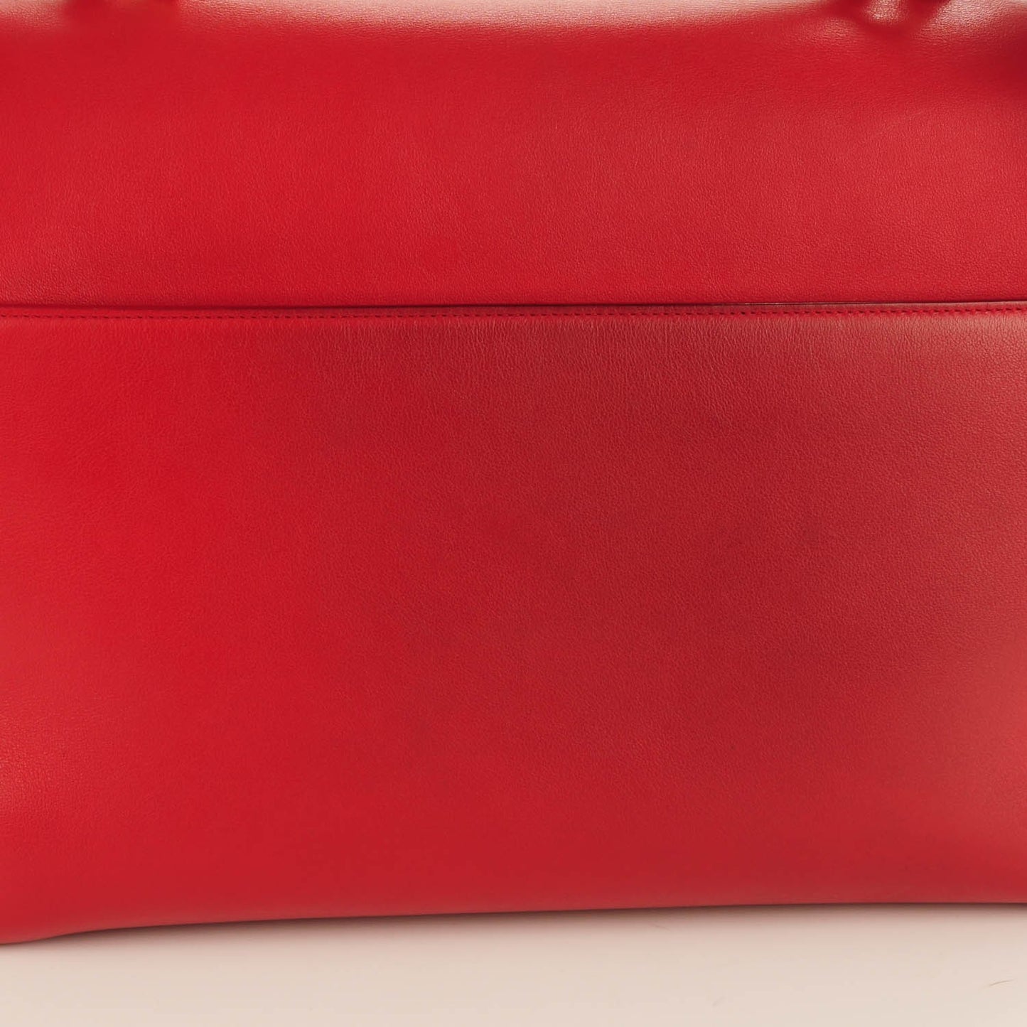 Calfskin Medium Moujik Top Handle Bag Lipstick Red