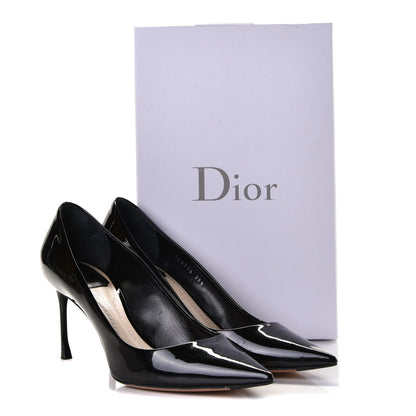 Christian Dior Patent Dioressence Pointed Toe Pumps 39.5 Black 12 of 12
