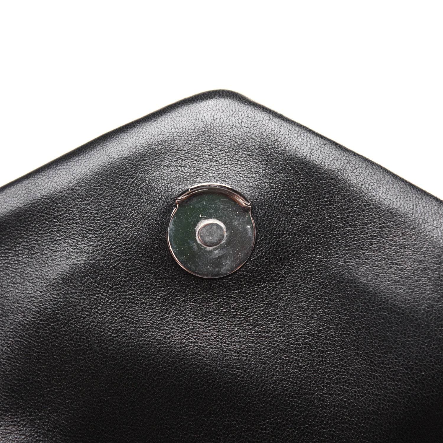 Saint Laurent Lambskin Quilted Medium Loulou Puffer Monogram Chain Satchel Black 12 of 23