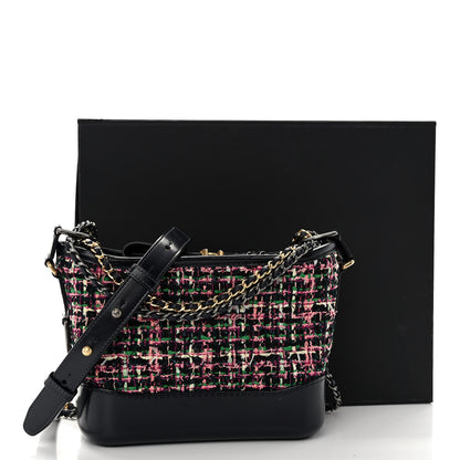 Chanel Tweed Calfskin Small Gabrielle Hobo Multi 10 of 10