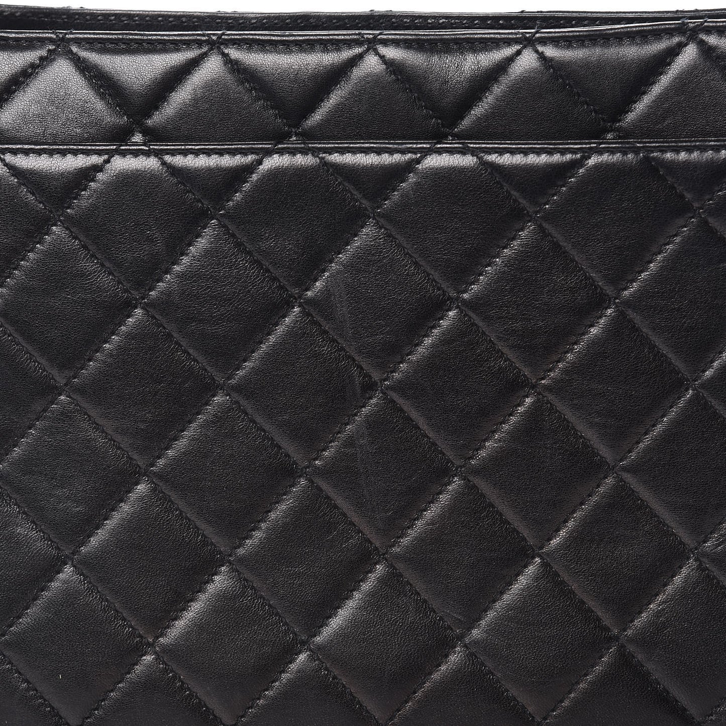 Lambskin Tortoise Chain Shoulder Bag Black