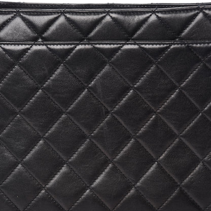 Chanel Lambskin Tortoise Chain Shoulder Bag Black 15 of 15
