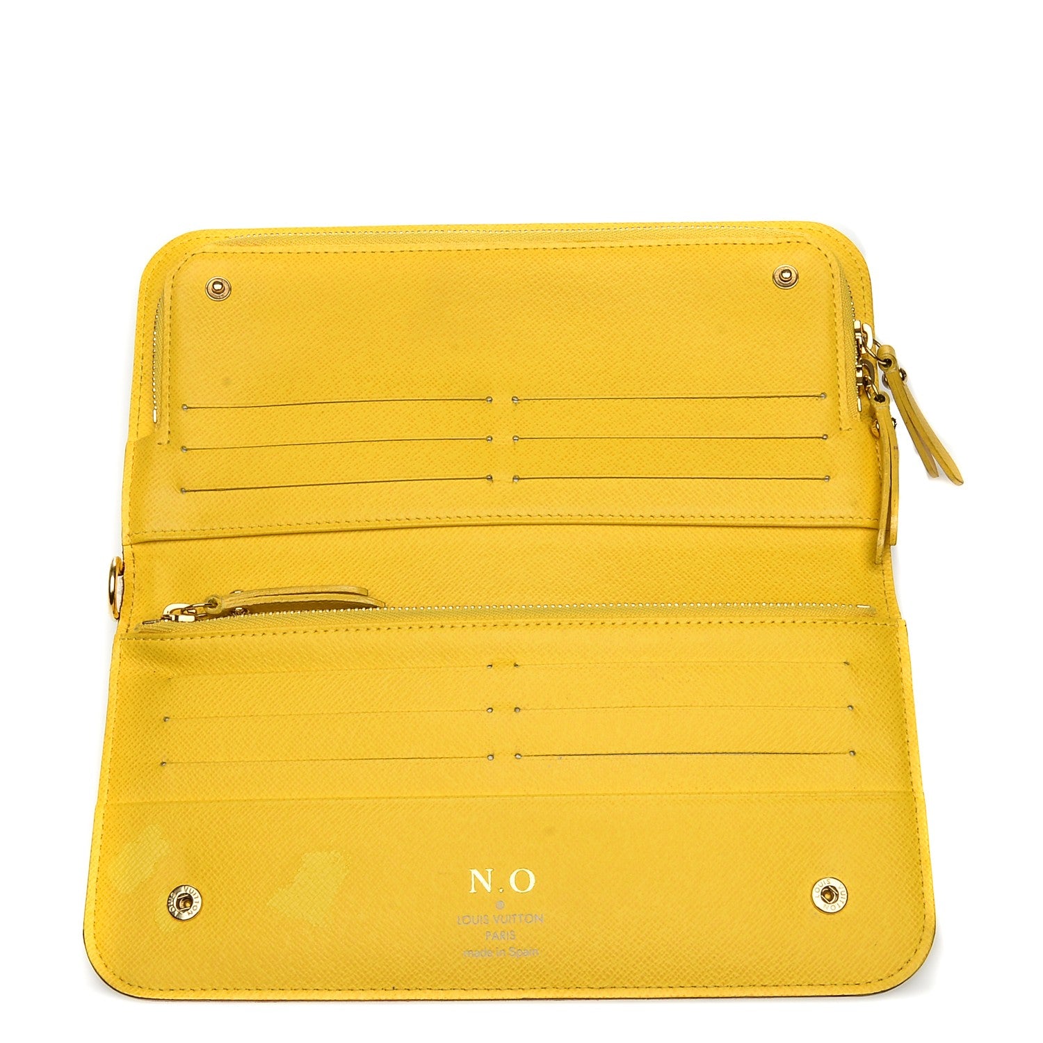 Louis Vuitton Monogram Multicolor Insolite Wallet White Citron 5 of 7