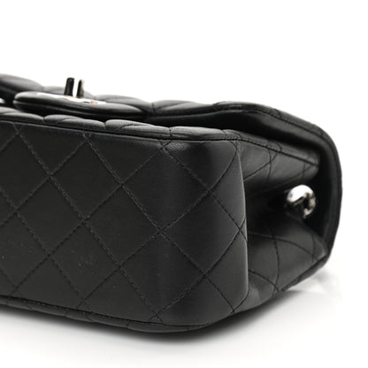 Chanel Lambskin Quilted Mini Square Flap Black 10 of 12