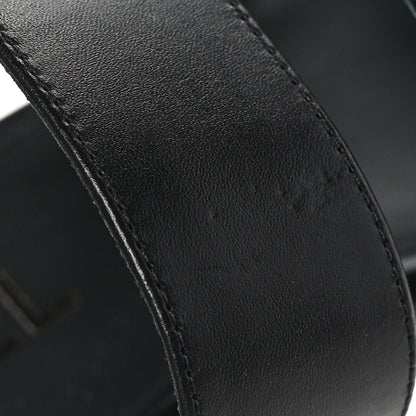 Chanel Calfskin CC Turnlock Sandals 40 Black 9 of 9