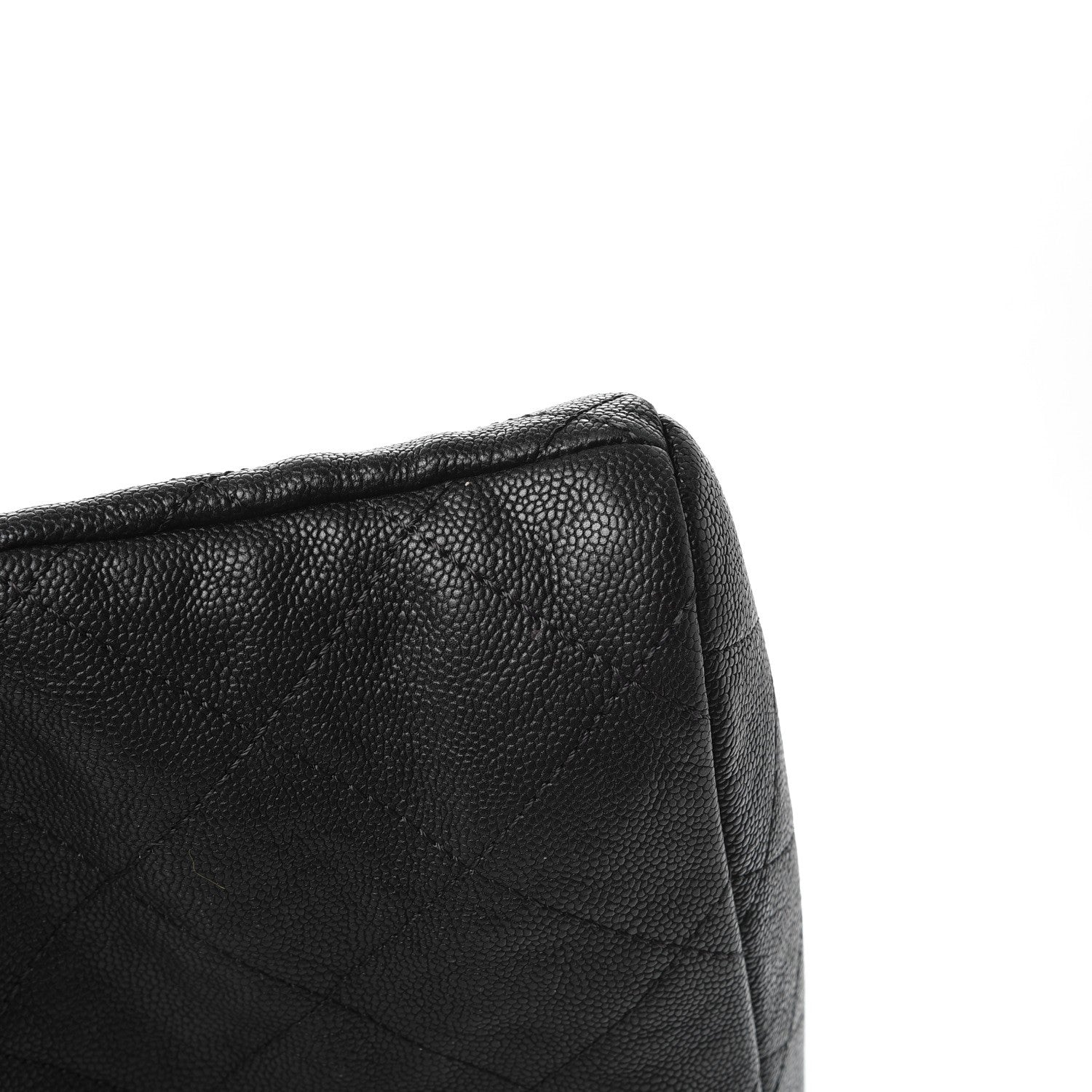 Chanel Caviar Quilted Large CC Tote Black 9 of 15