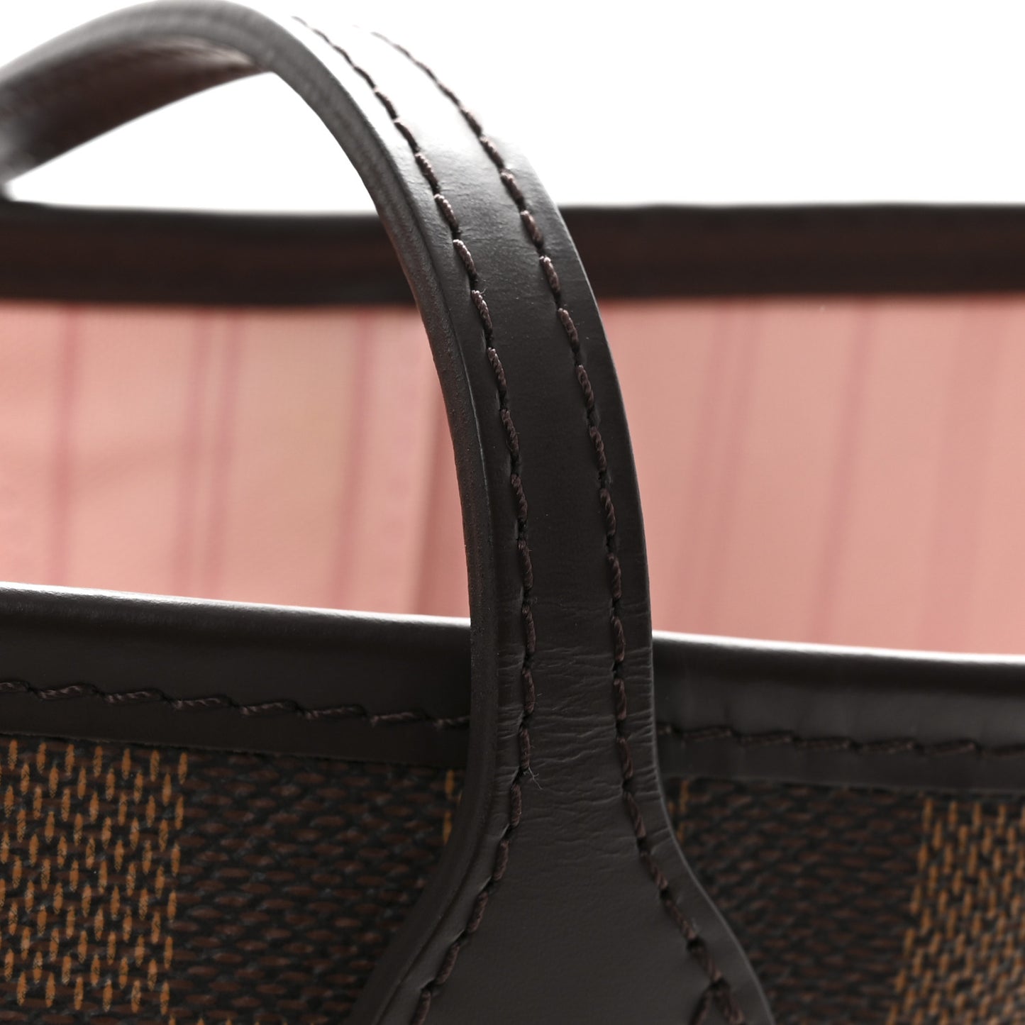 Damier Ebene Neo Neverfull MM Rose Ballerine