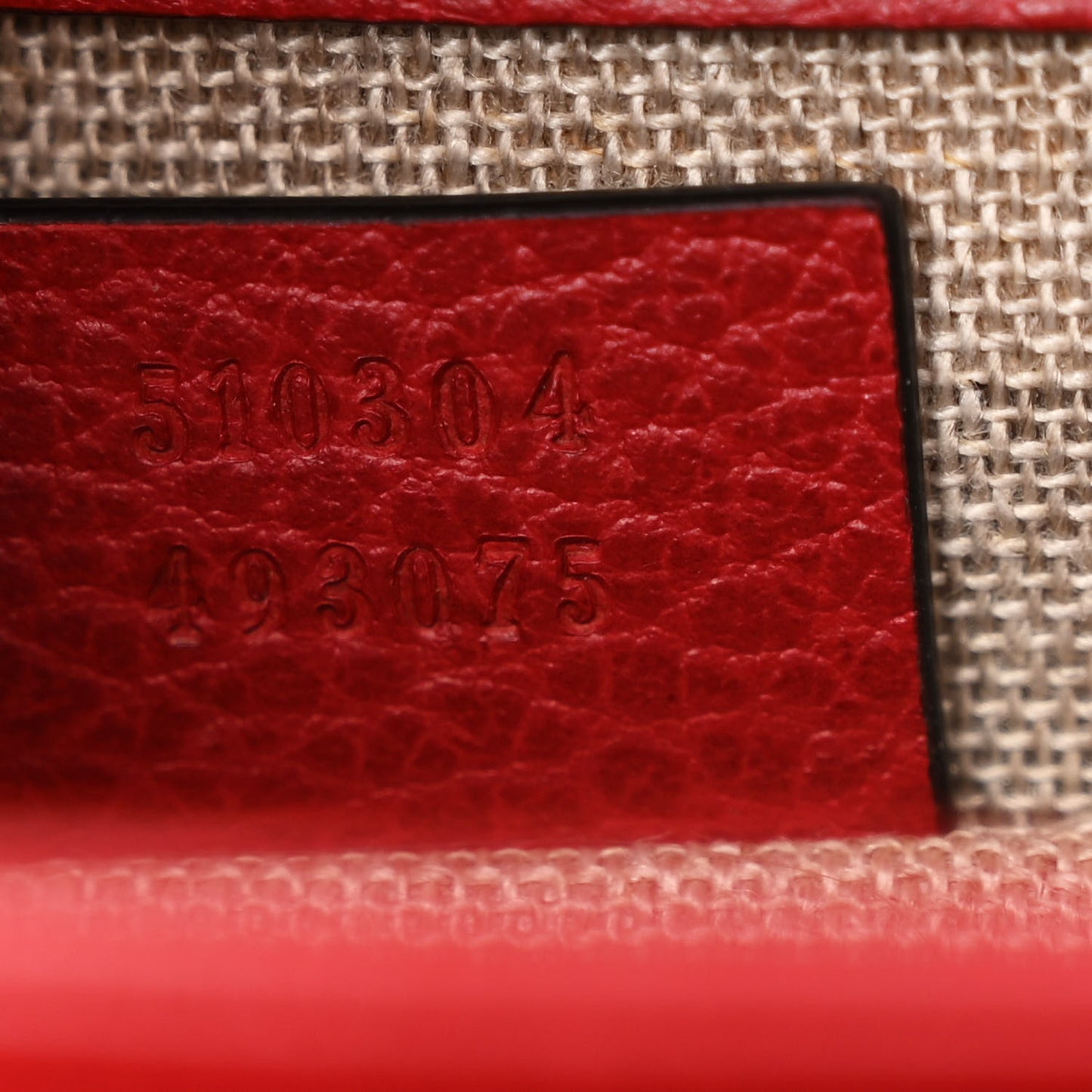 Dollar Calfskin Small Interlocking G Shoulder Bag Red