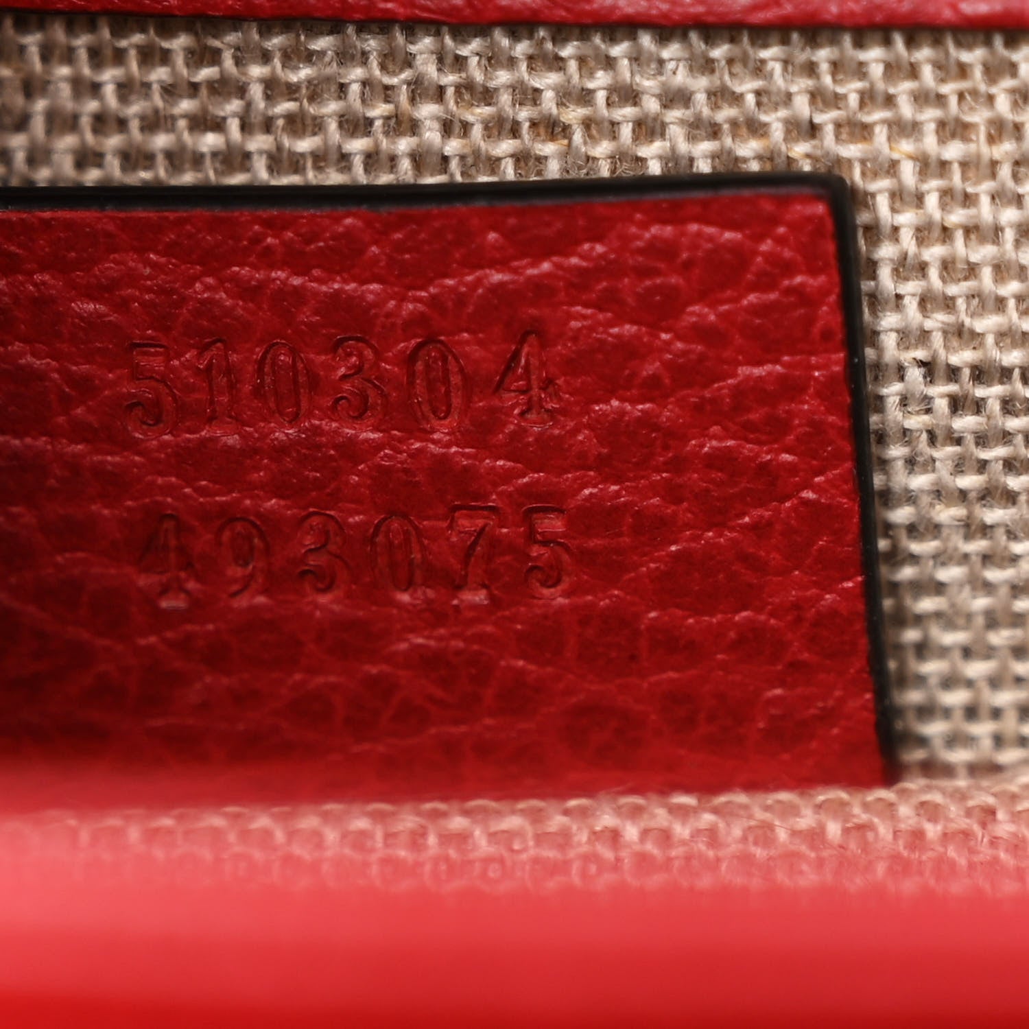 Gucci Dollar Calfskin Small Interlocking G Shoulder Bag Red 8 of 12
