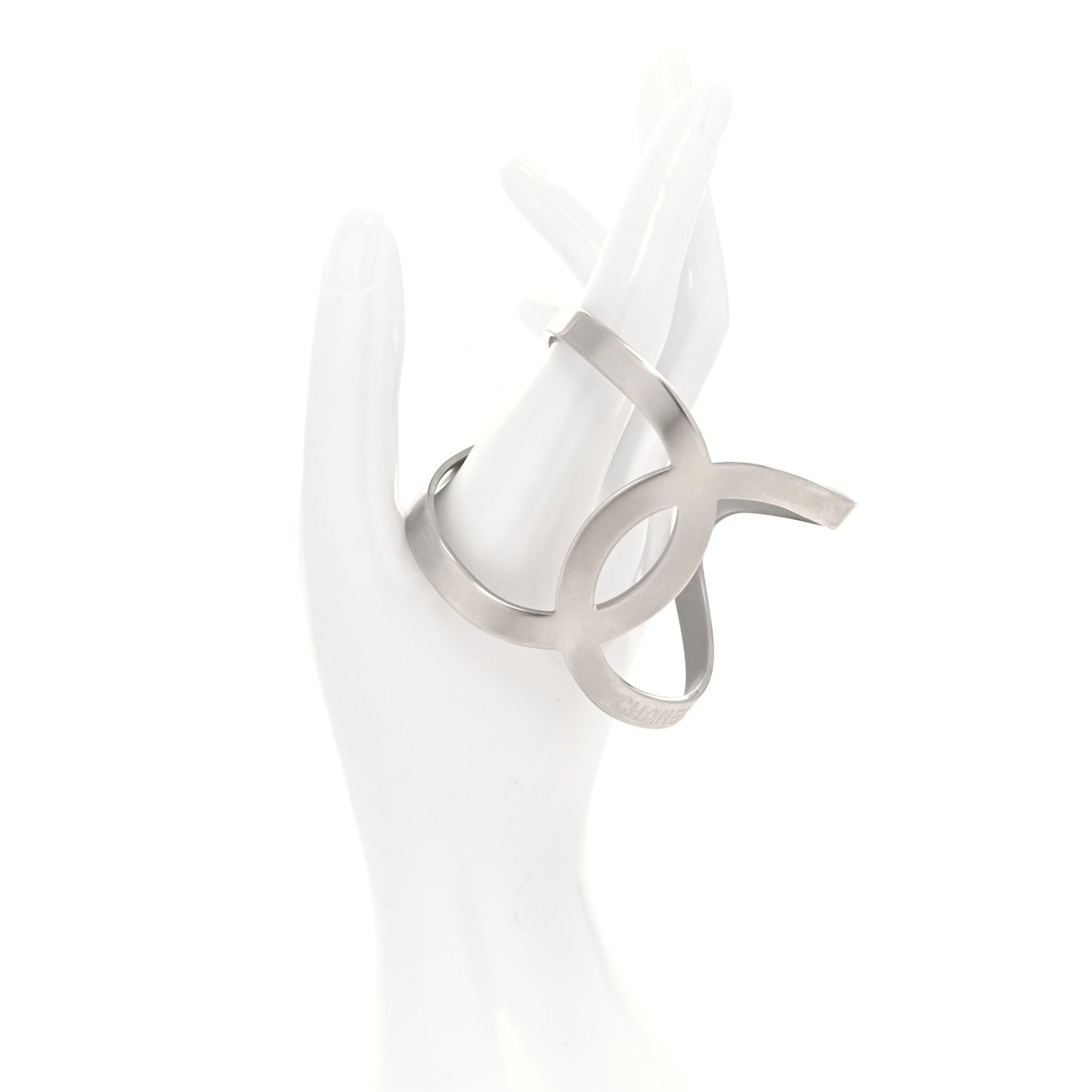 Metal CC Cuff Silver