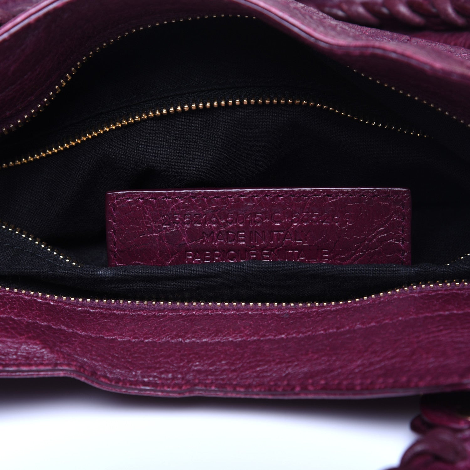 Balenciaga Lambskin Classic Gold Hardware Velo Violet Prune 14 of 17