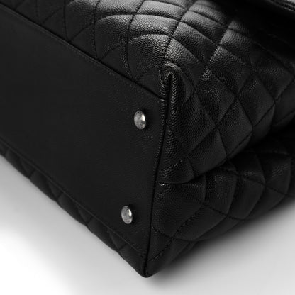 Chanel Caviar Quilted Medium Coco Handle Flap Black 10 of 10