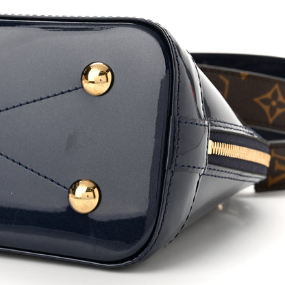 Louis Vuitton Patent Monogram Alma BB Marine 9 of 9