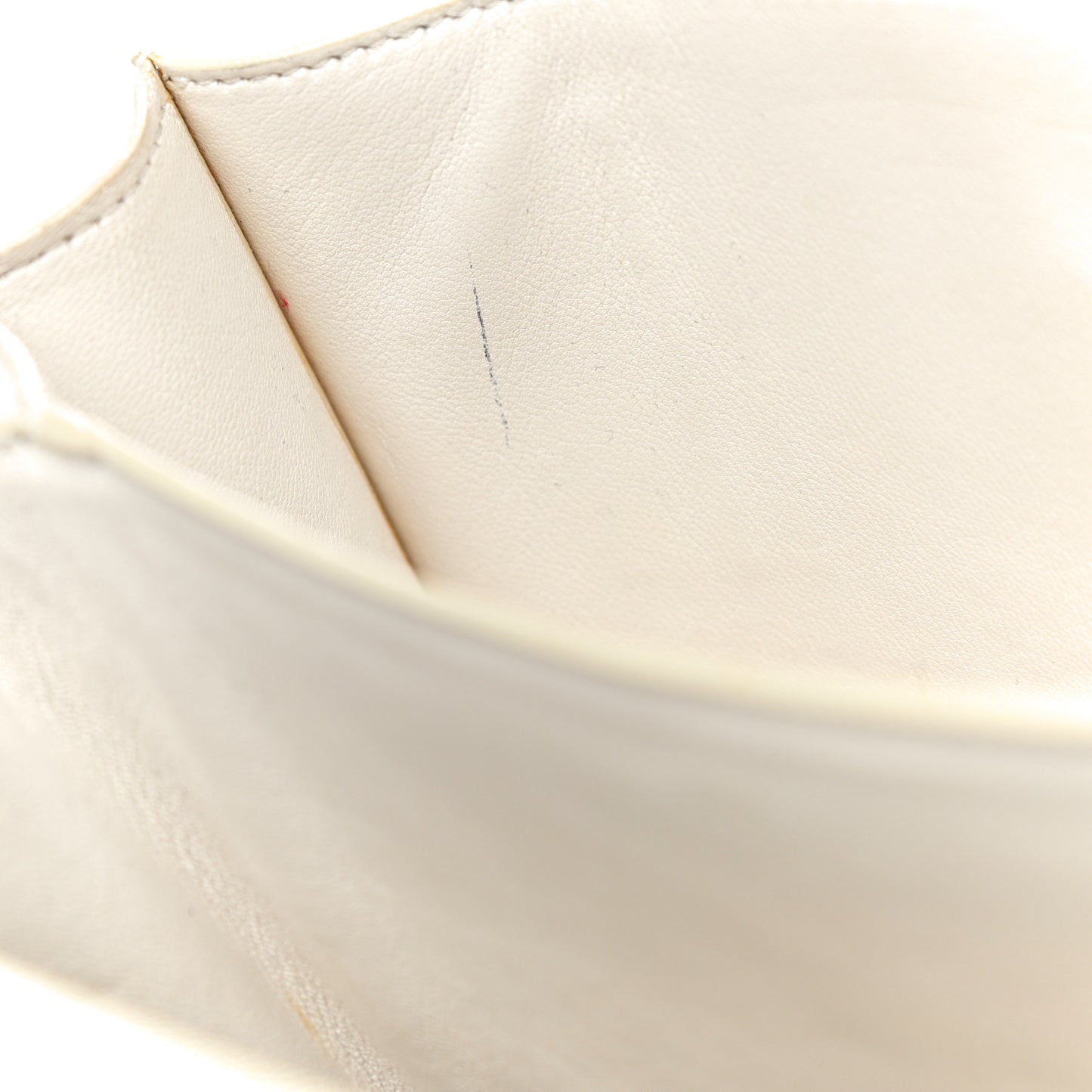 Liege Calfskin Medium Classic Box Flap Bag White