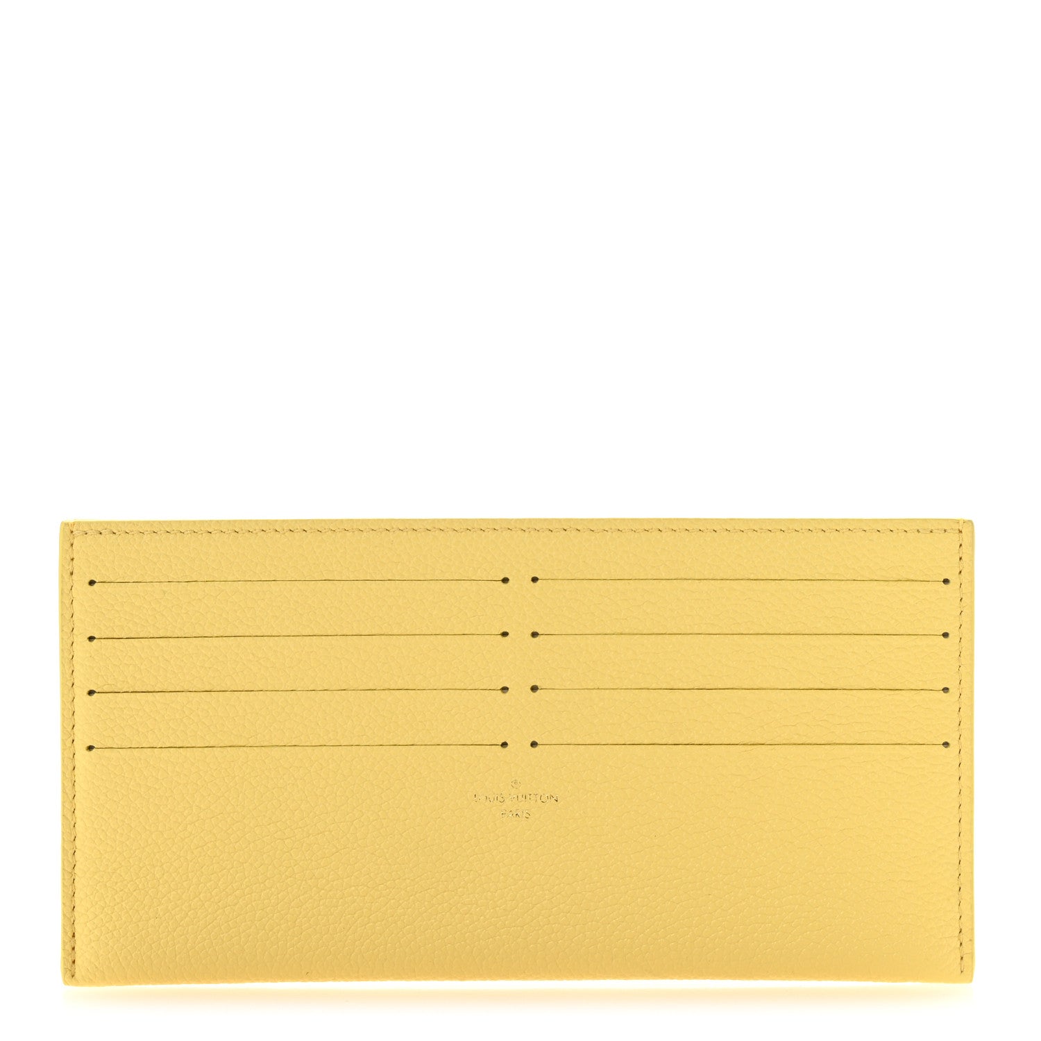 Louis Vuitton Calfskin Felicie Card Holder Insert Yellow 1 of 9