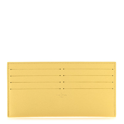Louis Vuitton Calfskin Felicie Card Holder Insert Yellow 1 of 9