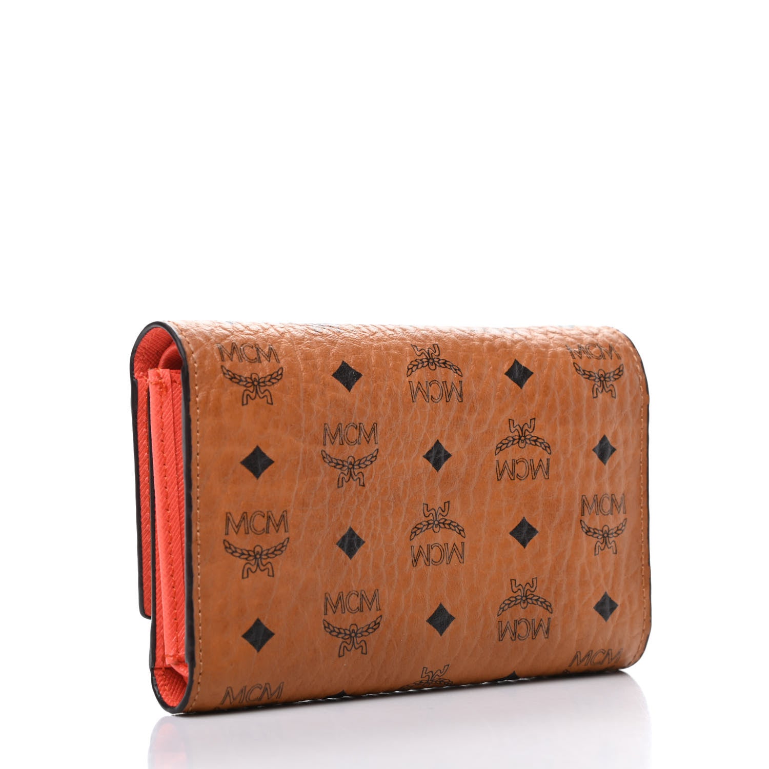 MCM Visetos Trifold Wallet Cognac 3 of 8
