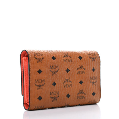 MCM Visetos Trifold Wallet Cognac 3 of 8
