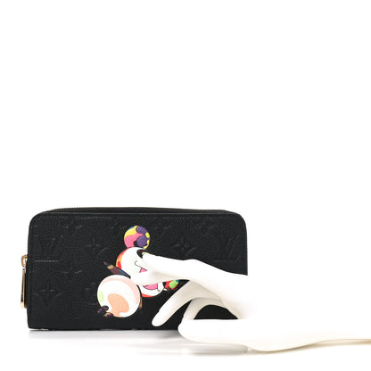 Louis Vuitton LV X TM Empreinte Monogram Panda Zippy Wallet Black 2 of 6