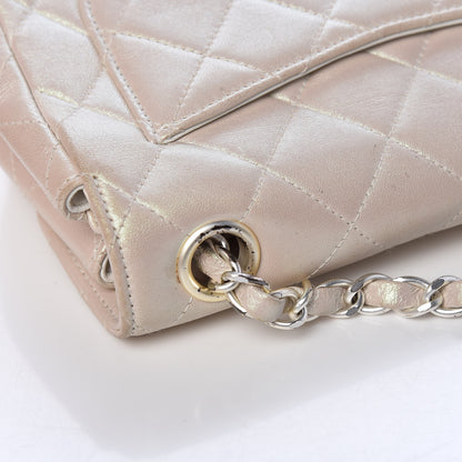 Chanel Metallic Lambskin Quilted Extra Mini Rectangular Flap Ivory 19 of 25